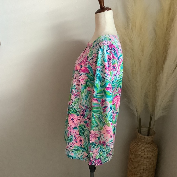 The Lilly Pulitzer Karina Tunic UPF 50+  NWOT Size L - Picture 5 of 11